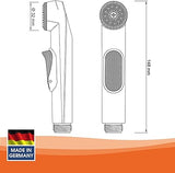 KISTENMACHER-NOBLESS BIDET SHOWER SET 1/2 COMPRISING HANDSHOWER, HOLDER & HOSE PVC 120CM CHROME PLAT - MADE IN GERMANY