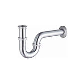 WATERSTONE-BRASS P-TRAP BASIN DRAIN G1-1/4*260 CHROME
