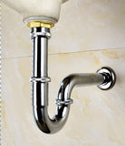 WATERSTONE-BRASS P-TRAP BASIN DRAIN G1-1/4*260 CHROME