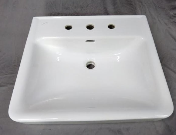 LAUFEN - PRO - WASH BASIN 55X48 CM 3HOLE  - WHITE