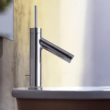 AXOR STARCK- SINGLE LEVER BASIN MIXER 90 WITH PIN HANDLE AND POP-UP WASTE SET