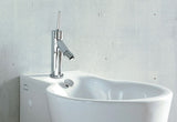 AXOR STARCK SINGLE LEVER BIDET MIXER WITH PIN HANDLE AND POP-UP WASTE SET