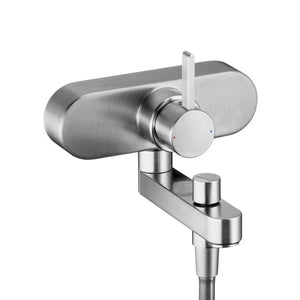 AXOR STEEL - BATH/SHOWER MIXER EXPOSED WALL MOUNTING LEVER HANDLE.STEEL