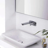 PURAVIDA SINGLE LEVER BASIN MIXER FOR CONCEALED INSTALLATION WALL-MOUNTED WITH SPOUT 16.5 CM