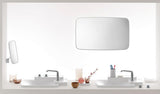 AXOR BOUROULLEC BUILT-IN WASHBASIN 866 X 530 MM WITH 2 SHELVES