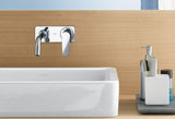 AXOR CITTERIO M SINGLE LEVER BASIN MIXER FOR CONCEALED INSTALLATION WALL-MOUNTED WITH SPOUT 167 MM AND PLATE