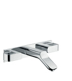 AXOR URQUIOLA 3-HOLE BASIN MIXER FOR CONCEALED INSTALLATION WALL-MOUNTED WITH SPOUT 168 MM