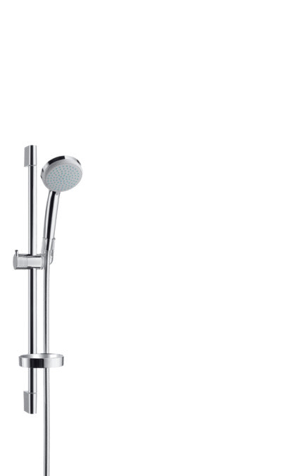 CROMA 100 SHOWER SET VARIO WITH SHOWER BAR 65 CM AND SOAP DISH