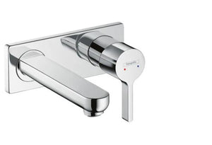 METRIS S- SINGLE LEVER BASIN MIXER FOR CONCEALED INSTALLATION WALL-MOUNTED WITH SPOUT 16.5 CM