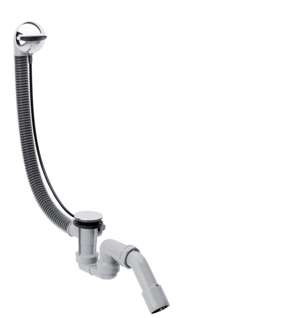 HANSGROHE COMPLETE SET WASTE AND OVERFLOW SET FOR STANDARD BATH TUBS