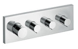 THERMOSTATIC MODULE 360/120 FOR CONCEALED INSTALLATION SQUARE FOR 3 FUNCTIONS
