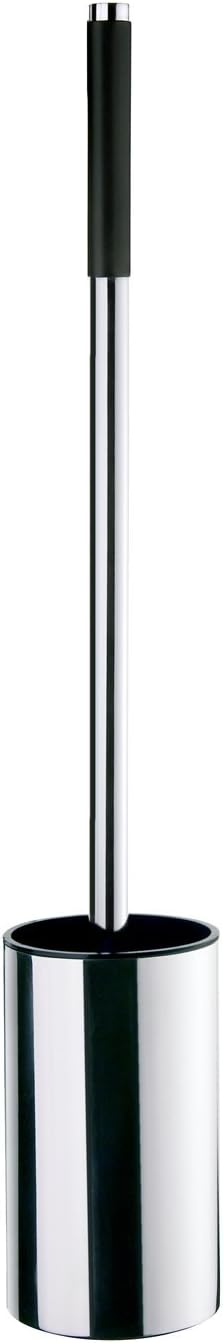 SMEDBO - OUTLINE LITE TOILET BRUSH WITH LONG GRIP-FRIENDLY SHAFT POLISHED STAINLESS STEEL/PLASTIC INSERT.