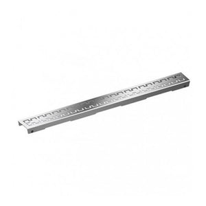 DRAINLINE DESIGN GRATE ROYAL POLISHED OR BRUSHED STAINLESS STEEL FOR SHOWER CHANNEL, STRAIGHT
