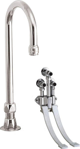 COMMERCIAL WALL MOUNT DOUBLE-PEDAL SURGEONS SCRUB-UP