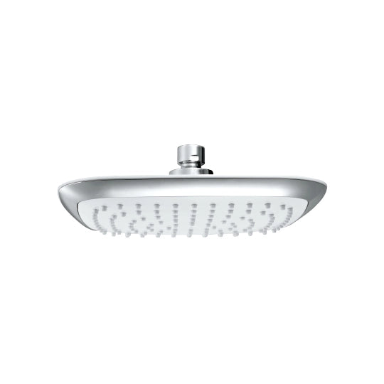 JUSTIME-SHOWERHEAD WITHOUT SHOWER ARM PLASTIC POLISHED CHROME
