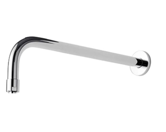 JUSTIME-WALL-MOUNTED SHOWER ARM WITH FLANGE POLISHED CHROME