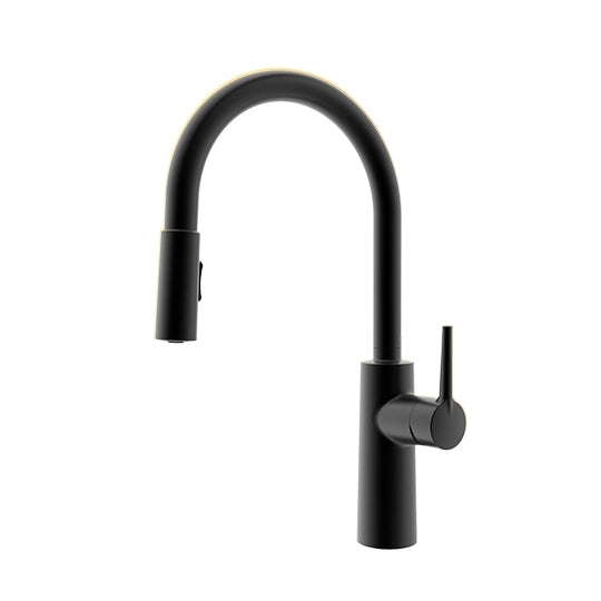 JUSTIME-KITCHEN FAUCET WITH PULL-OUT SPRAYER MATT BLACK