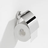 GEESA-NEMOX- TOILET ROLL HOLDER WITH COVER CHROME