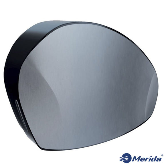 MERIDA-MERCURY- WALL MOUNTED TOILET TISSUE DISP. THERMOPLASTIC GREY AND S. STEEL