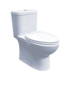 NIAGARA- ONE PC. WC 3LTR/GF WITH SEAT AND COVER ,WAX AND SCREWS 30CM  WHITE