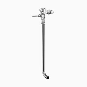 SLOAN 1.6 GPF, ROYAL 137-1.6  POLISHED CHROME FINISH, 1.25 FLUSH CONNECTION, FIXTURE CONNECTION REAR SPUD, SINGLE FLUSH, ROYAL® EXPOSED MANUAL SPECIALTY WATER CLOSET SQUAT TOILET FLUSHOMETER