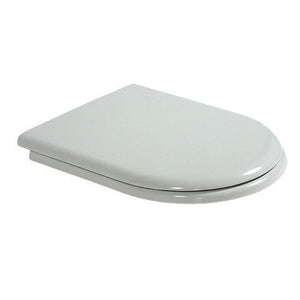 TOILET SEAT AND COVER FOR HAPPY D, WHITE FINISH