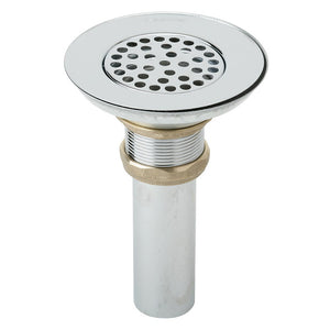 ELKAY 3-1/2 DRAIN TYPE 304 STAINLESS STEEL BODY STRAINER AND TAILPIECE