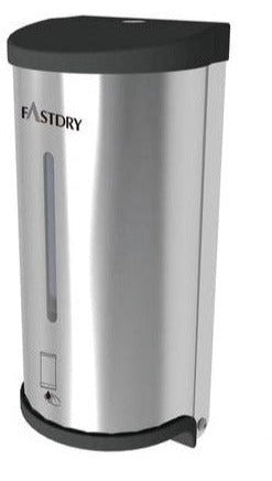 FASTDRY - ALUMINIUM AUTO LIQUID SOAP/SANITIZER DISPENSER WITH PLASTIC ENDS