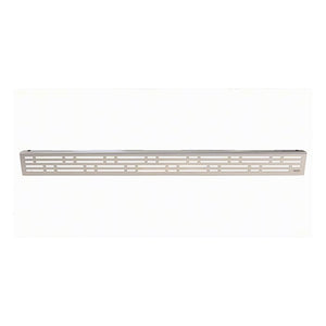 DRAINLINE DESIGN GRATE BASIC POLISHED OR BRUSHED STAINLESS STEEL FOR SHOWER CHANNEL, STRAIGHT