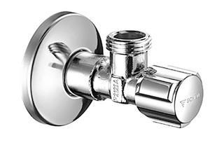 SCHELL ANGLE VALVE WITH REGULATING FUNCTION COMFORT