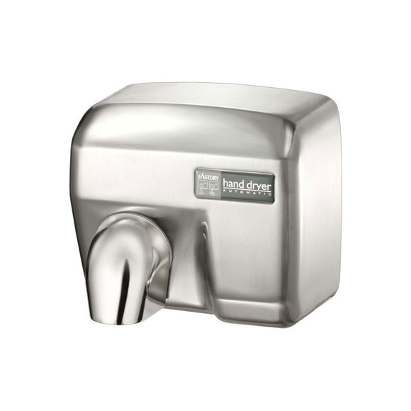 FAST DRY - AUTOMATIC HAND DRYER STEEL WITH SATIN CHROME FINISH