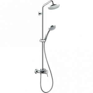 HANSGROHE CROMA SHOWERPIPE 160 1JET WITH SINGLE LEVER MIXER  CHROME