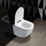 TREDEX- WALL HUNG WC WITH SEAT AND COVER WHITE