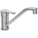 IDEAL STANDARD -DECK MOUNT SINGLE HOLE KITCHEN MIXER CHROME WITH LOW ATTACHED SPOUT